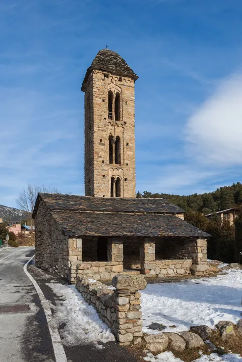 Iglesia de San Miguel de Engolasters, Engolasters, Andorra, 2013-12-30, DD 02